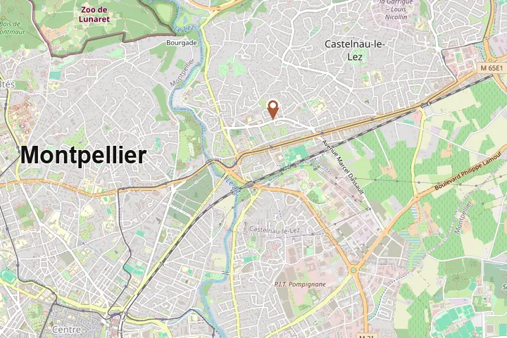 Carte de Castelnau-le-Lez et alentours